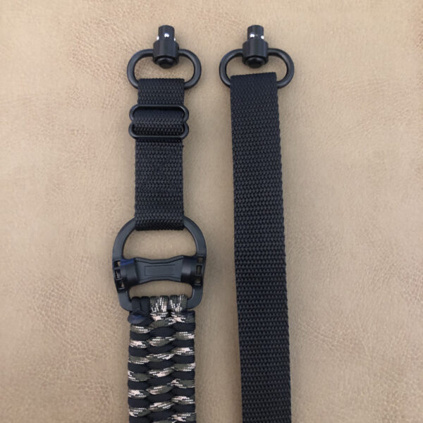 2 Point Sling / TAN Paracord Tactical with 2 Quick Detach QR Hooks - US  Seller